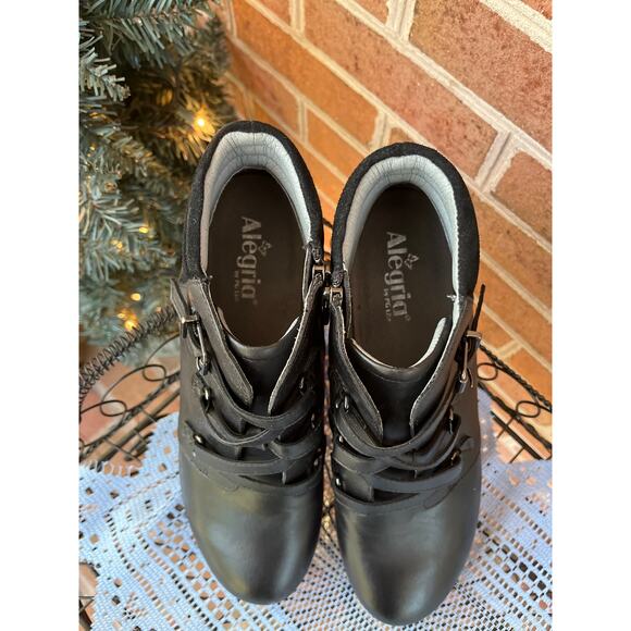 Alegria Ankle Boot Women’s 41 Black INDI  Rtl. $160 - Picture 4 of 7